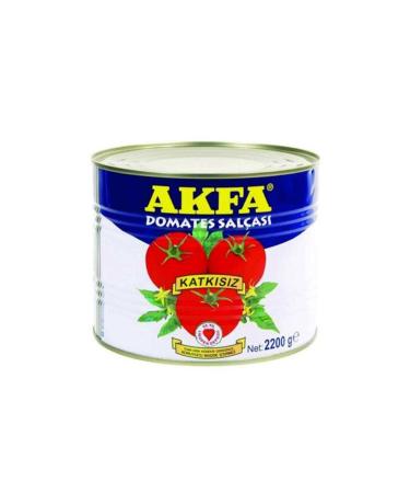 Akfa Tomato Paste Tin 2200 Gr. (24 PIECES)