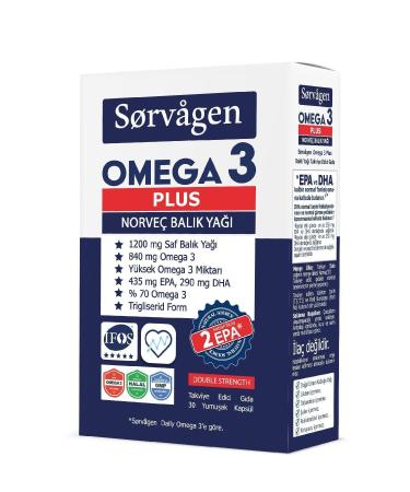 Sorvagen Plus 1200 mg Norwegian Fish Oil 30 Capsules (For Heart*) - Buy Online on GoSupps.com