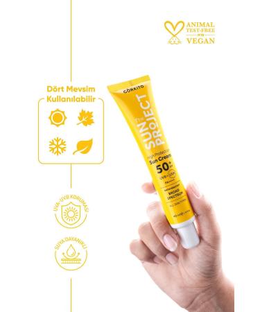 G rkito The Sun Project High Protection Hybrid Sun Cream 50 Spf Pa 40 ml - Buy Online on GoSupps.com