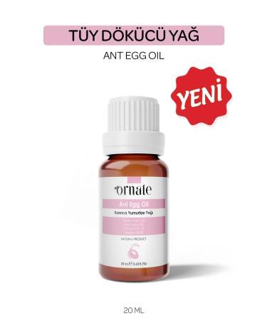 ORNATE Care Oil Containing Ant Eggs 20 ml Vegan Formic Acid Aloe Vera Dry and Sensitive Skin