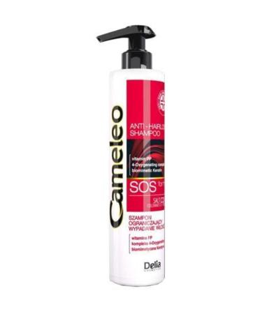 Delia Cameleo Anti Hair Loss Sauce Salt-Free Repair Keratin Shampoo 250 Ml (Hand Cleansing Gel is a Gift)