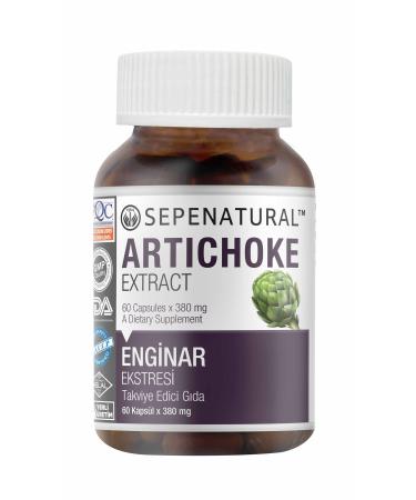 Natural Artichoke Extract 60 Capsules 380 Mg Artichoke Extract Extract