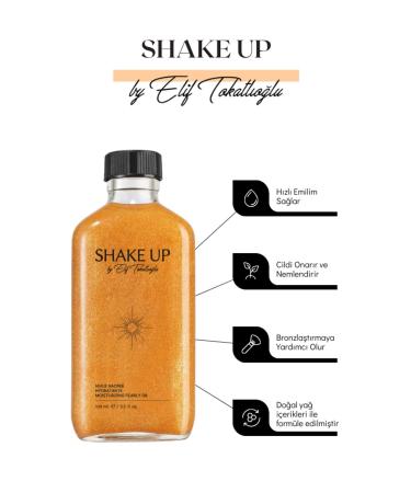 Naturawell Shake Up By Elif Tokatl o lu - Moisturizing Shining Body Oil - 100 ml - Buy Online on GoSupps.com