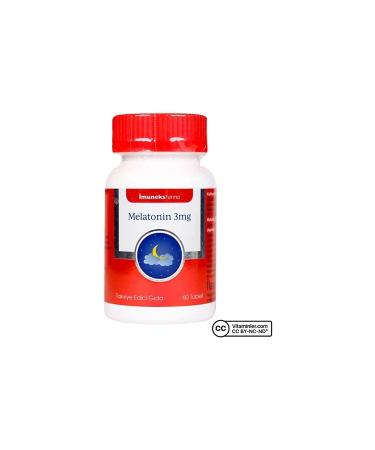 Imuneks Farma Melatonin 3 Mg 60 Tablets 8680176001043