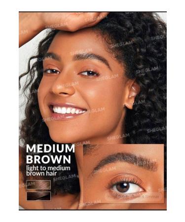 SHEGLAM COPY - Feather Better Liquid Eyebrow Pencil-Medium Brown