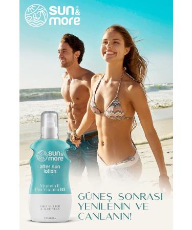 Sun&More Vitamin After Sun Refreshing Cream - Vitamin E Pro-vitamin B5 | 200 ml - Buy Online on GoSupps.com