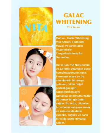 ma:nyo Galac Whitening Vita Serum - Brightening Vitamin Serum 50ml - Buy Online on GoSupps.com