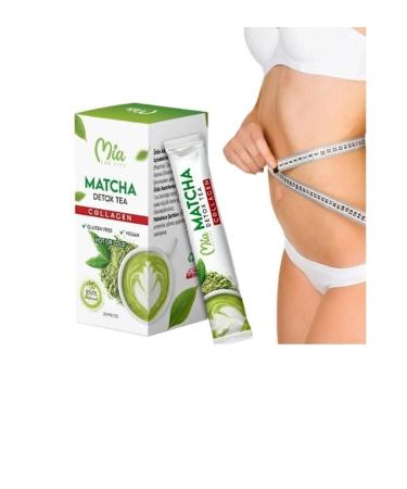 aleyna spice Matcha Detox Tea Collagen 20 Pcs Strawberry Flavored Detox Burner Form - Buy Online on GoSupps.com