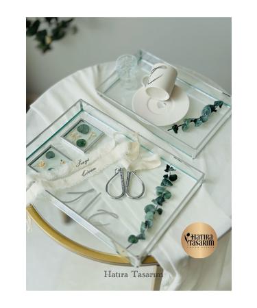 Souvenir Design Imran Karaca SILVER RISER PROMISE and GROOM COFFEE TRAY SET Souvenir Design Imran Karaca