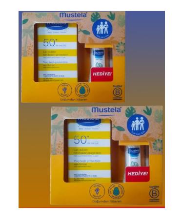 Mustela Very High Protection SPF 50+ Sun Lotion 100 ml - Body Lotion 50ml - X2