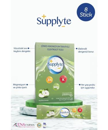 Supplyte Apple Flavored Electrolyte Powder 12 Gr 8 Pieces