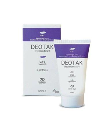 Deotak Cream Deodorant Soft For Sensitive Skin 35 ml