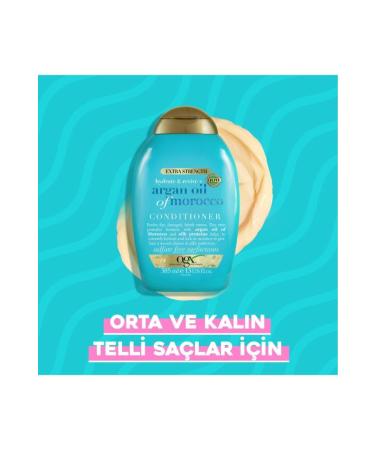 OGX Extra Strong Moisturizing and Revitalizing Argan Oil of Morocco Sulfate-Free Care Cream 385 Ml - Buy Online on GoSupps.com