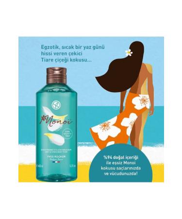 Yves Rocher Monoi Hair and Body Shampoo 400ml - Buy Online on GoSupps.com