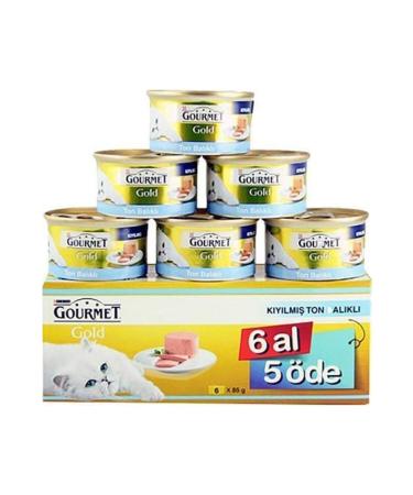 Gourmet Gold Buy 6 Pay 5 Adult Cat Canned Minced Tuna