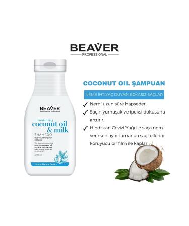 Beaver Coconut Oil & Queinoa Shampoo 350ml - Buy Online on GoSupps.com