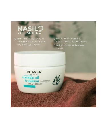 Beaver Coconut Mask 250 ml - Buy Online on GoSupps.com