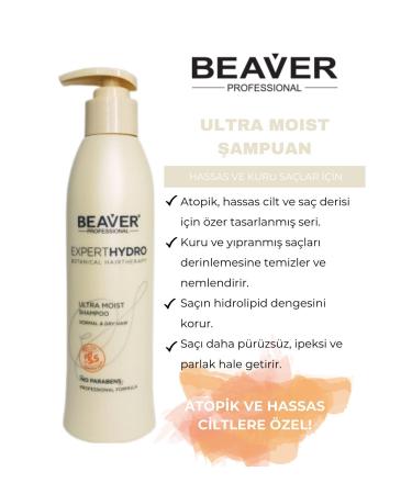 BEAVER PROFESSIONAL Ultra Moisture Shampoo 318 ml - Buy Online on GoSupps.com