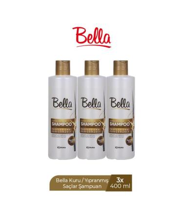 Bella BEAUTY SHAMPOO FOR DRY & DAMAGED HAIR X 3 PIECES