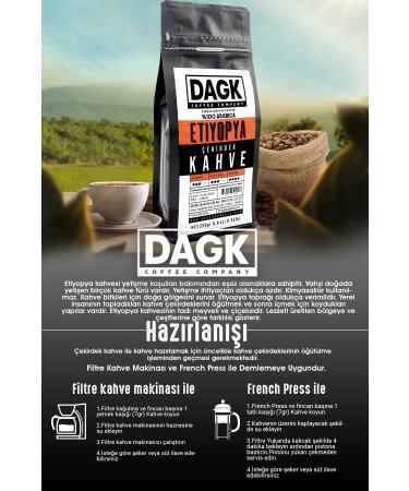 Dagk Ethiopian Coffee Beans 250gr - Buy Online on GoSupps.com
