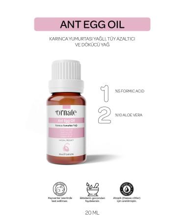 ORNATE Care Oil Containing Ant Eggs 20 ml Vegan Formic Acid Aloe Vera Dry and Sensitive Skin - Buy Online on GoSupps.com
