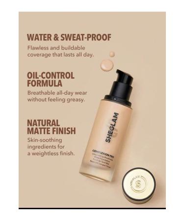 SHEGLAM COPY - Complexion Pro Long Lasting Breathable Matte Foundation - Matte - Buy Online on GoSupps.com