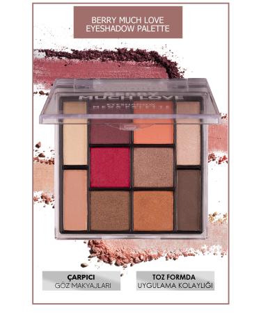 Lollis Eyeshadow Palette 10 Colors Berry Much Love