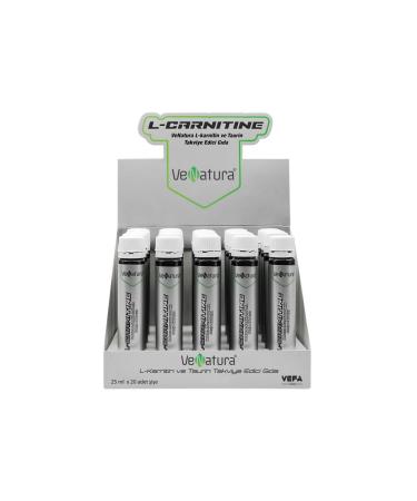 Venatura L-carnitine And Taurine Strawberry Flavored 20 Tubes X 25 ml