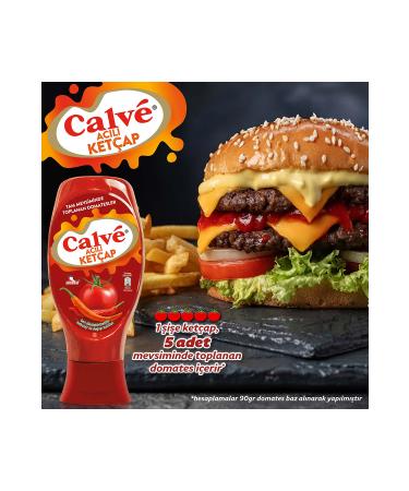 Calve Spicy Ketchup 610 G Mayonnaise Reduced Fat 540 G Set of 2 X3 Pieces - Buy Online on GoSupps.com