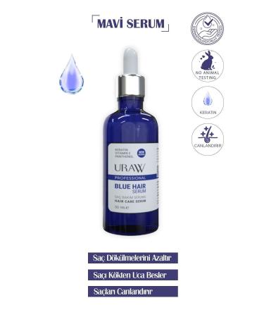 Uraw Blue Hair Blue Serum 50 ml