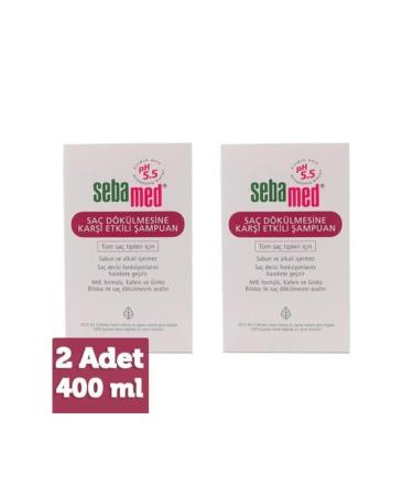 Sebamed Anti Hair Loss Shampoo 400 ml X 2 - Buy Online on GoSupps.com