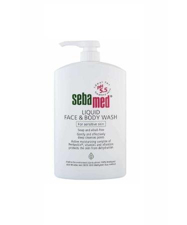Sebamed Liquid Ph 5 Anti-Drying Hand Face & Body Cleaner Liquid 1000 Ml Paraben Free