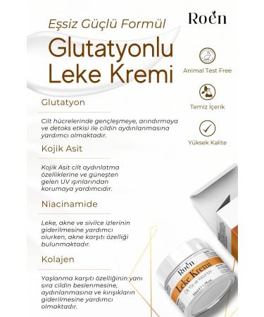 Roen Blemish Cream Darkening And Acne Spots Blemish Cream Whitening Cream Containing Glutathione (50mlx2) - Buy Online on GoSupps.com
