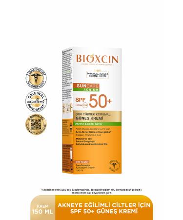 Bioxcin Sun Care Acnium Spf 50 Sun Protection Cream 150 ml
