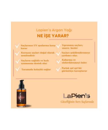 Lapien's Nourishing Shampoo and Argan Oil for Dry Frizzy Damaged Hair - Buy Online on GoSupps.com