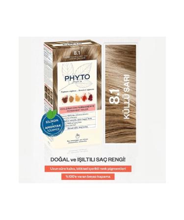 Phyto Color Hair Dye - 8.1 Ash Blonde - Buy Online on GoSupps.com