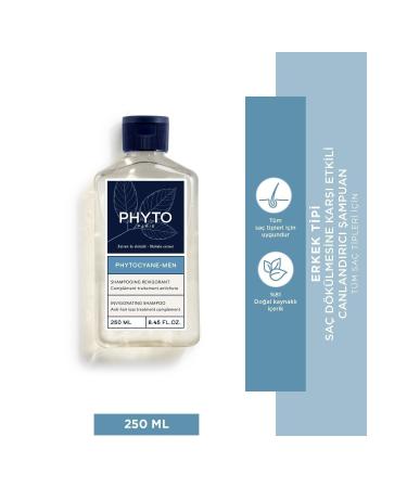 Phyto Phytocyane Men Invigorating Shampoo Men's Type Hair Loss Revitalizing Shampoo 250Ml