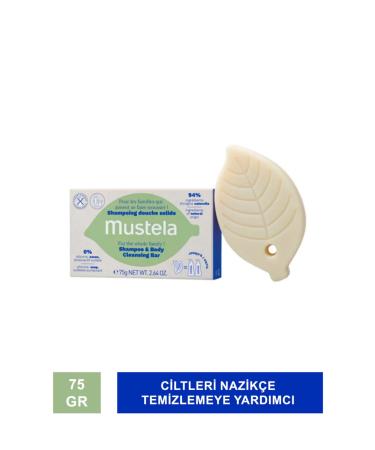 Mustela Solid Shampoo and Body Cleansing Bar 75gr