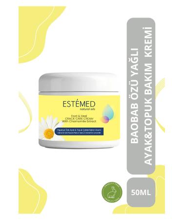 ESTEMED Foot & Heel Crack Care Cream & Foot&Heel Crack Care Cream With Aloe Vera 50 ml