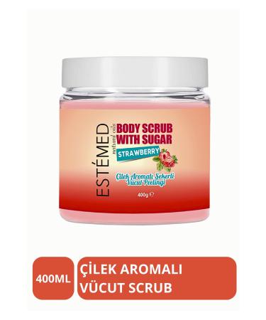 ESTEMED Body Peeling & Sugar Strawberry Body Scrub 400ml