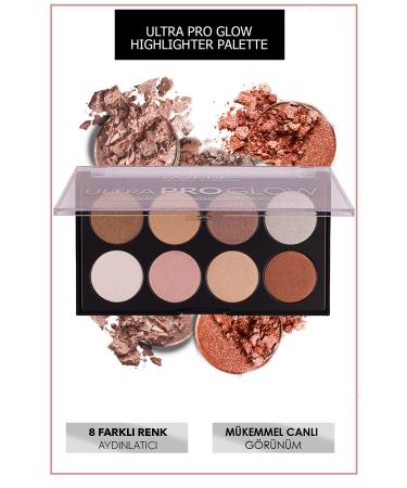 Lollis Ultra Pro Glow Professional Highlighter Palette 02 / Ultra Pro Glow Professional Highlighter Palette 02