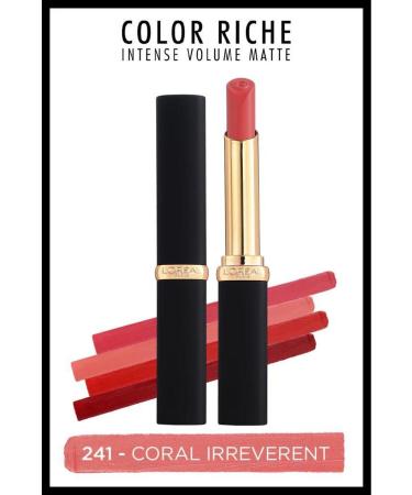 L'Oreal Paris Color Riche Intense Volume Matte Lipstick - 241 Coral Irreverent