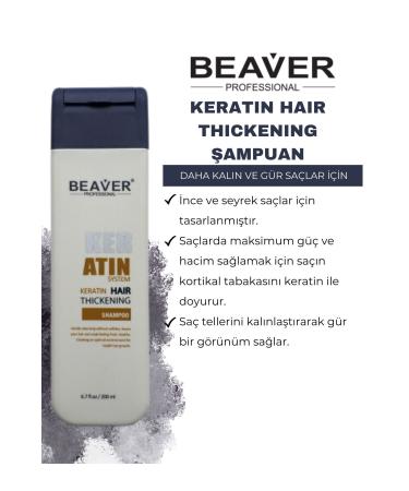 BEAVER PROFESSIONAL Beaver- Keratin Hair Thickening Conditioner-200ml - Buy Online on GoSupps.com