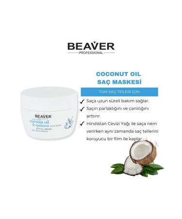 Beaver Coconut Mask 250 ml - Buy Online on GoSupps.com