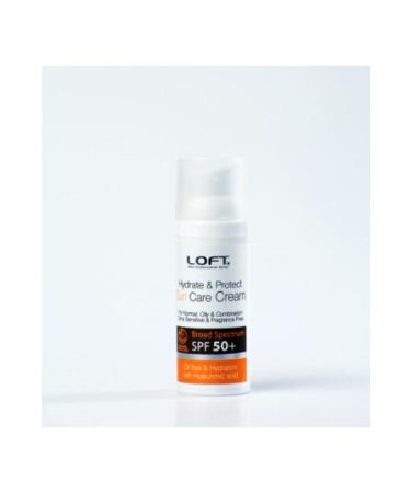 Loft 50+ Spf Oil Free Face Sun Cream Normal/Combination Skin Spf50+ High Protection 50 Ml