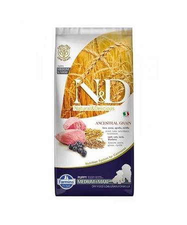 N & D Low Grain Lamb Blueberry Puppy Large Breed Dog Food - 12 Kg