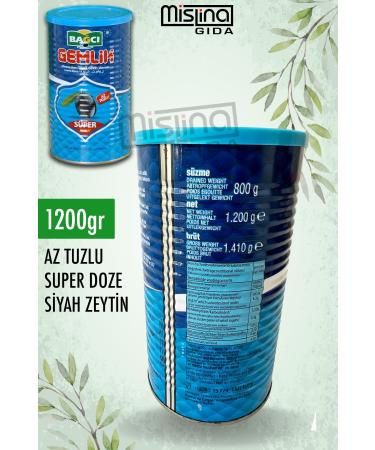 Ba c Less Salty Large (Doze) Black Olives 800 grams - Buy Online on GoSupps.com