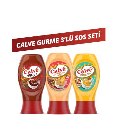 Calve Hot Peri Peri Sauce Mild Medium Hot 245 G Barbecue Sauce 290 G Curry Sauce 260 G