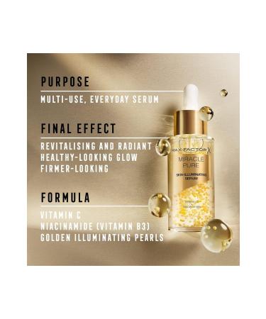 Max Factor Miracle Pure Vitamin C+B3 Skin Brightening Gold Serum 30ml 98.0 grams - Buy Online on GoSupps.com
