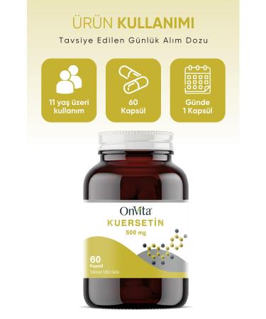 Onvita Quercetin 500 mg - Buy Online on GoSupps.com